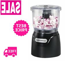 Mini Chopper, 3 Cup, Electric, Black